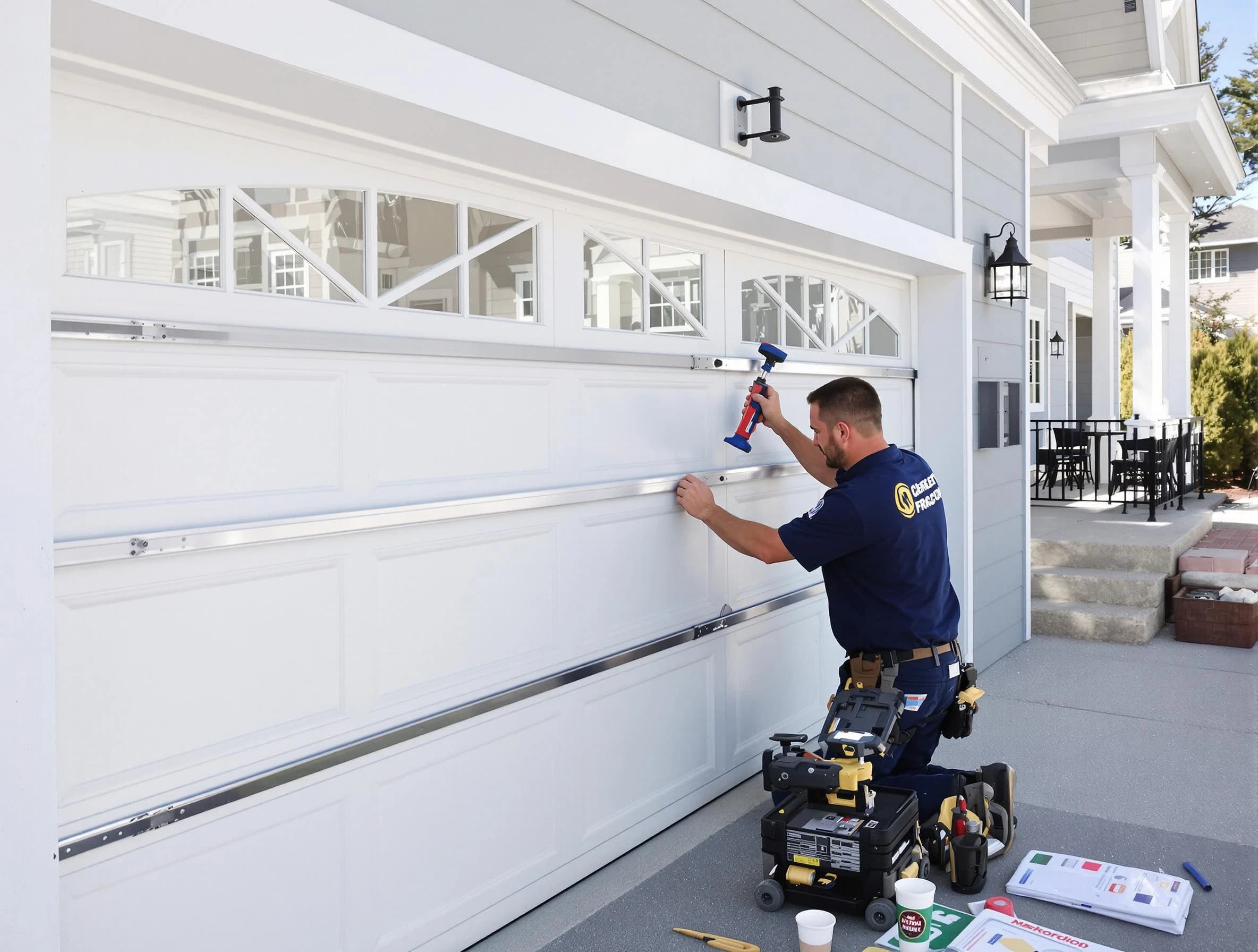 Professional garage door installation by Lincoln Garage Door Repair in Lincoln