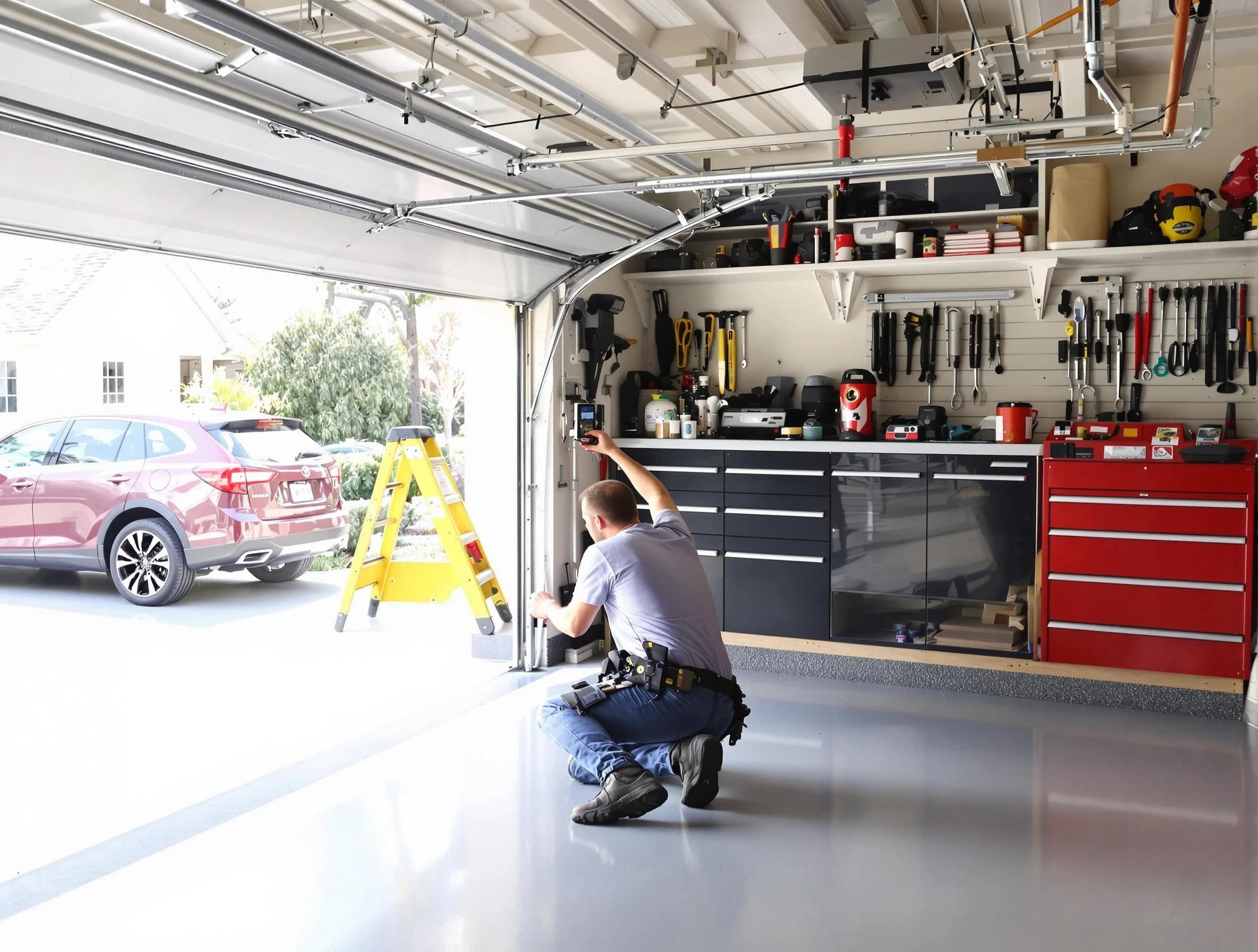 Local garage door repair service by Lincoln Garage Door Repair in Lincoln