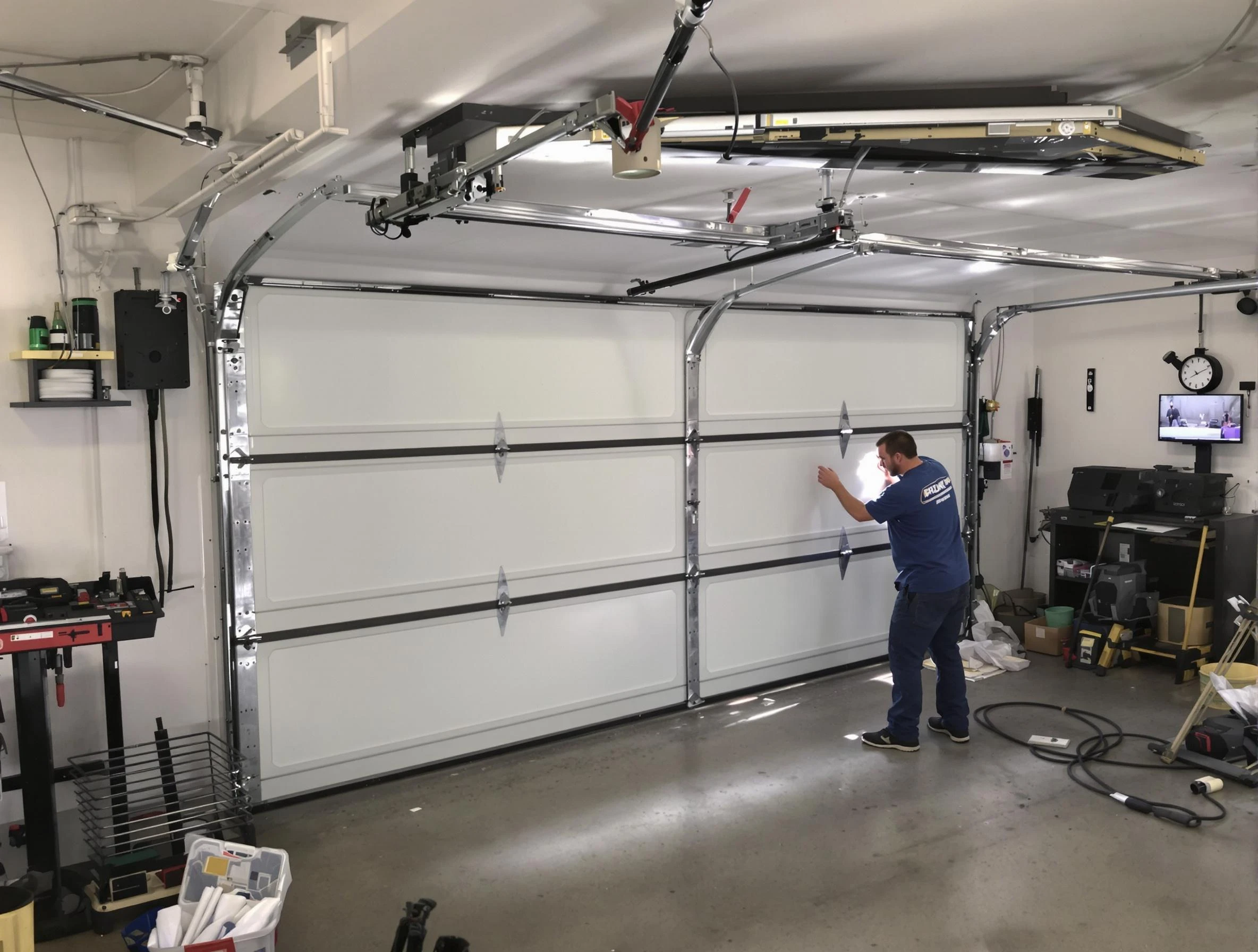 Professional garage door repair service by Lincoln Garage Door Repair in Lincoln